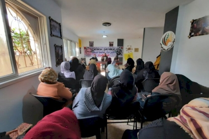 مجلس المرأة في المحافظة الوسطى ينفذ ورشة تثقيفية بعنوان تعزيز دور المرأة في الانتخابات