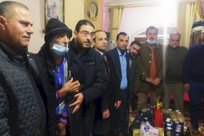 المكتب الحركي للمحامين بمحافظة رفح  يكرم المستشار  القدير عبدالله أبو جزر