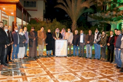 حركة فتح بمحافظة رفح تنفذ سلسلة زيارات لعدة مخاتير ووجهاء  ضمن حملة "كلنا عائلة"