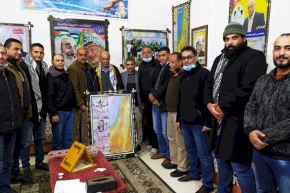 حركة فتح بمحافظة غزة تدشن سلسلة زيارات لعدة مخاتير ووجهاء ضمن حملة "كلنا عائلة"