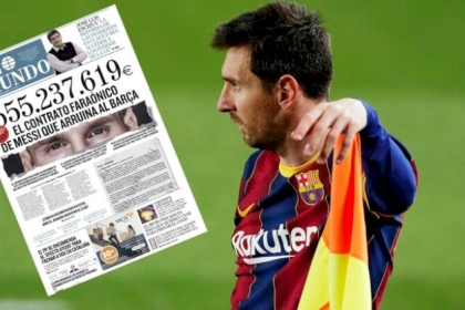 أكثر من نصف مليار يورو.. تسريب تفاصيل عقد ميسي مع برشلونة