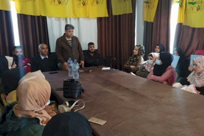 حركة الشبيبة الفتحاوية بمحافظة الشمال تستمر بعقد لقاءاتها حول الانتخابات مع ماجدات الشبيبة