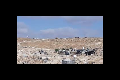 الاحتلال يخطر بإخلاء 5 عائلات في مسافر يطا جنوب الخليل