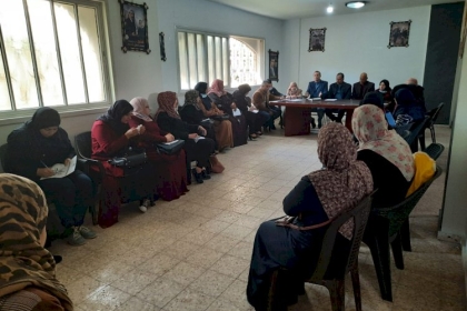 مجلس المرأة بالمحافظة الوسطى ينظم لقاءً بعنوان المشاركة السياسية للمرأة