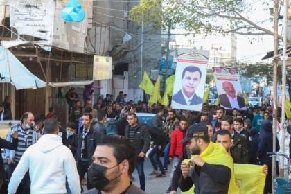 بالفيديو - زيارة قيادة تيار الاصلاحي في حركة فتح للعائدين من جمهورية مصر العربية