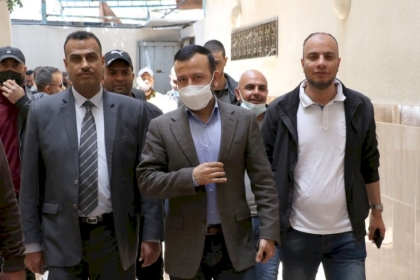 بالصور: جادالله يزور مقر حركة فتح بمحافظة غزة