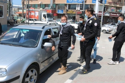 انطلاقاً من المسؤولية المجتمعية للحركة الكشفية.. لجنة مستقبل وطن تنفذ مبادرة ''ارتدي كمامتك''