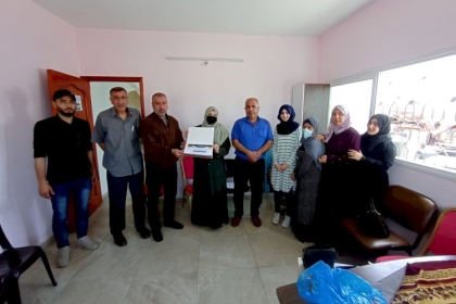 مجلس العمال ساحة غزة يكرم  كوكبة من النشطاء على السوشيال ميديا في محافظات قطاع غزة