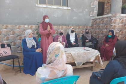 مجلس المرأة ساحة غزة يستكمل مبادرة  رمضان الخير في المناطق المهمشة في محافظة الشمال