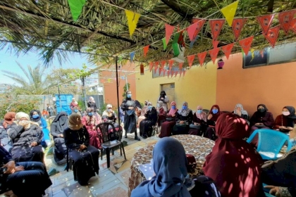 مجلس المرأة محافظة خان يونس ينفذ سلسلة لقاءات للمناطق التنظيمية بمناسبة شهر رمضان