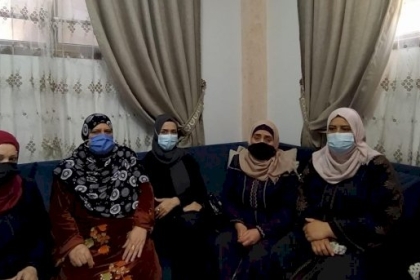 مجلس المرأة  في حركة فتح بمحافظة خان يونس ينفذ سلسلة زيارات