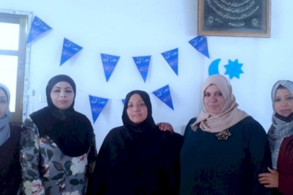 لجنة التواصل المجتمعي في مجلس المرأة تستكمل سلسلة  الزيارات الرمضانية  في المحافظة الوسطى