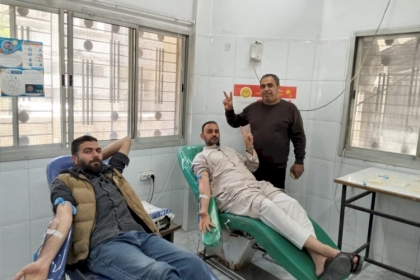 بالصور: تيار الإصلاح الديمقراطي بمحافظة غزة ينفذ حملة تبرع بالدم تحت عنوان ( فداءً للقدس )