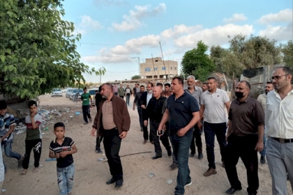 تيار الإصلاح الديمقراطي يعزي أسر الشهداء ويزور الجرحى وأصحاب المنازل المدمرة