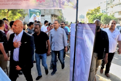 بالصور..تيار الإصلاح الديمقراطي يقدم واجب العزاء  باستشهاد القائد وليد شمالي