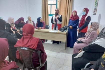 مجلس المرأة في حركة فتح ساحة غزة يستكمل أنشطته في جلسات الدعم والتفريغ النفسي