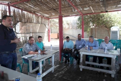 بلدية غزة تبحث مع لجان الأحياء تفاصيل حملة التسهيلات