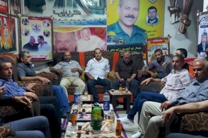 بحضور القيادي ماهر مقداد... تيار الاصلاح الديمقراطي يزور عدد من أسر شهداء حركة فتح