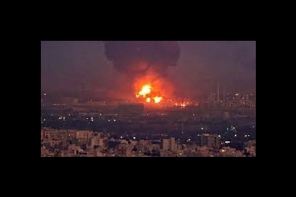 انفجار قوي يضرب غربي العاصمة الإيرانية