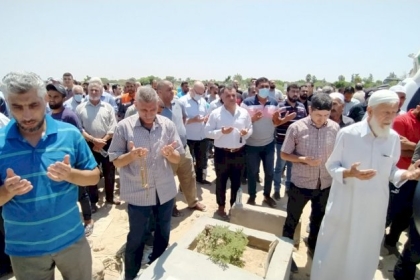 بالصور: حركة فتح بمحافظة غزة تشيع جثمان المناضل نافذ اللوح