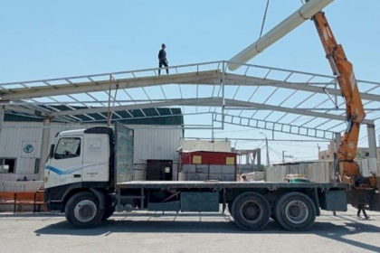 هيئة المعابر تشرع بتطوير الصالة الخارجية لمعبر رفح البري