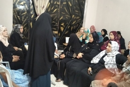 لجنة المؤسسات بمجلس المرأة  بمحافظة رفح  تنفذ ندوة دينية