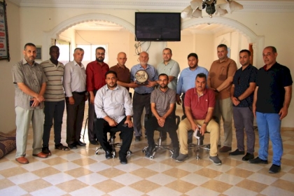 لجنة العلاقات الوطنية في محافظة  رفح  تستقبل وفد من حركة حماس