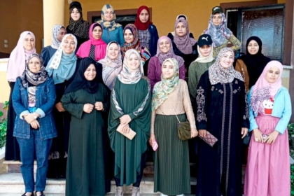 مجلس المرأة في محافظة رفح  ينفذ ورشة عمل تدريبية