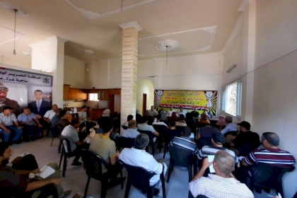 مجلس العمال بحركة فتح ينفذ ورشة عمل بعنوان "واقع العمال وانعكاسات إعادة الإعمار عليهم"