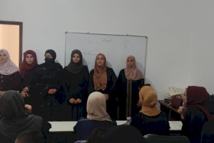 مجلس المرأة بحركة فتح في محافظة خانيونس ينفذ ورشة تثقيفية  بعنوان "التربية الإيجابية" 