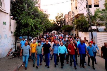 حركة فتح في محافظة الشمال  تقدم واجب العزاء لعائلة درويش