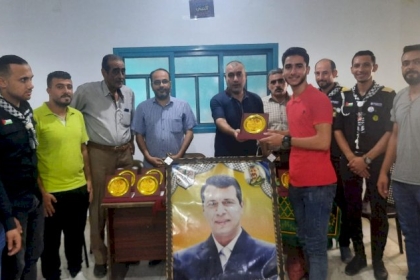 مجلس الشباب الفلسطيني وحركة الشبيبة الفتحاوية في محافظة الشمال يكرمان كوكبة من الكشفيين الناجحين في الثانوية العامة
