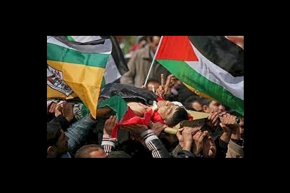 تشييع جثمان الشهيد جاد الله إلى مثواه الأخير