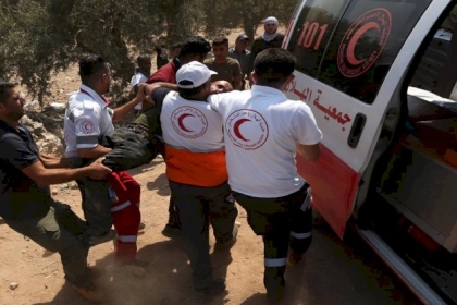 6 إصابات بالرصاص المعدني خلال قمع الاحتلال مسيرة كفر قدوم شرق قلقيلية