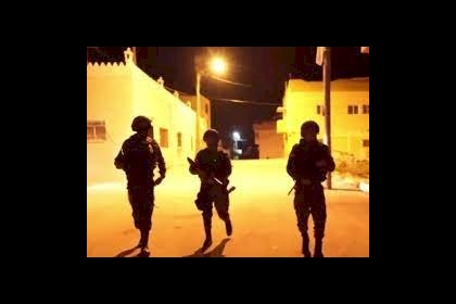 الاحتلال يشن حملة تفتيش في جبال فقوعة شمال شرق جنين