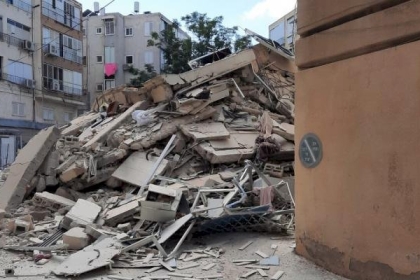 انهيار مبنى جنوبي تل ابيب دون وقوع اصابات