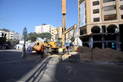 غزة: البدء بإزالة برج الجوهرة