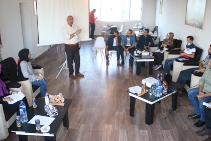 مجلس الشباب الفلسطيني ينفذ لقاء بعنوان "كيف تكون مبادراً" في   محافظة غزة
