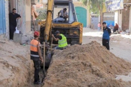 بلدية غزة  تشرع بتطوير شوارع متفرعة شرق المدينة