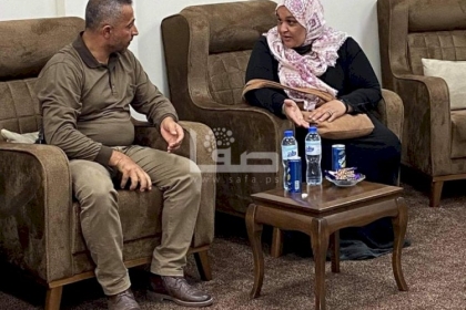 الاسيرة المحررة نسرين ابو كميل تصل الى قطاع غزة