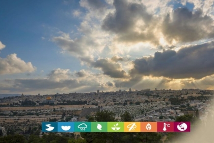 طقس فلسطين: أجواء غائمة وجافة ويطرأ انخفاض طفيف على درجات الحرارة