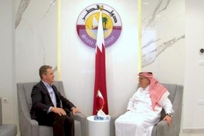 هذا ما جاء في لقاء العمادي بمدير العمليات في "الأونروا" بغزّة