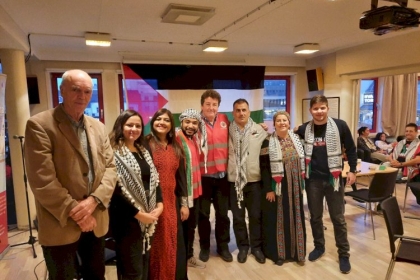 جمعية الغد الفلسطيني ساحة النرويج تقيم احتفالاً بمناسبة اليوم العالمي للتضامن مع الشعب الفلسطيني