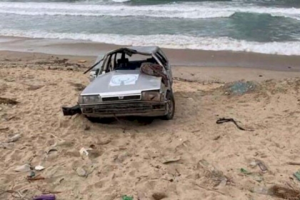 الدفاع المدني: إصابة 3 مواطنين إثر انقلاب مركبة قرب وادي غزة