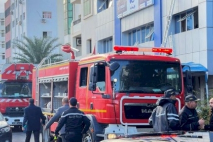 تونس: وفاة و12 إصابة خلال حريق اندلع بالمقر الرئيس لحزب النهضة