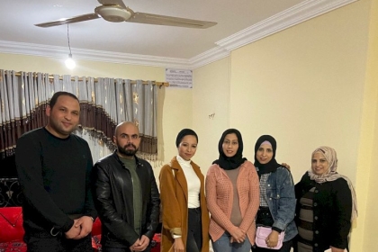 وفد من تيار الإصلاح الديمقراطي يقوم بزيارة ابتهال الشيخ خليل بمصر