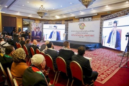 الجبهة الديمقراطية: كلمة دحلان تؤسس لبرنامج سياسي على أساس الوحدة الوطنية