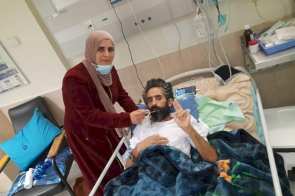 رسالة  زوجة الأسير أبو  هواش بعد انتصار زوجها