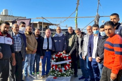 بمناسبة يوم الشهيد الفلسطيني .. تيار الإصلاح الديمقراطي بحركة فتح في لبنان يزور أضرحة الشهداء