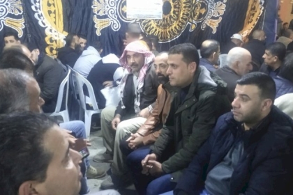 وفد قيادي من تيار الاصلاح الديمقراطي يؤدي واجب العزاء لعدد من العائلات الفلسطينية وسط خانيونس